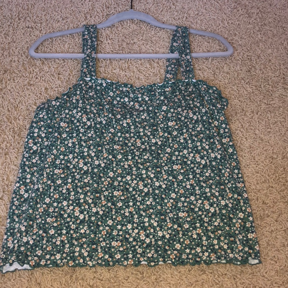 floral tank top